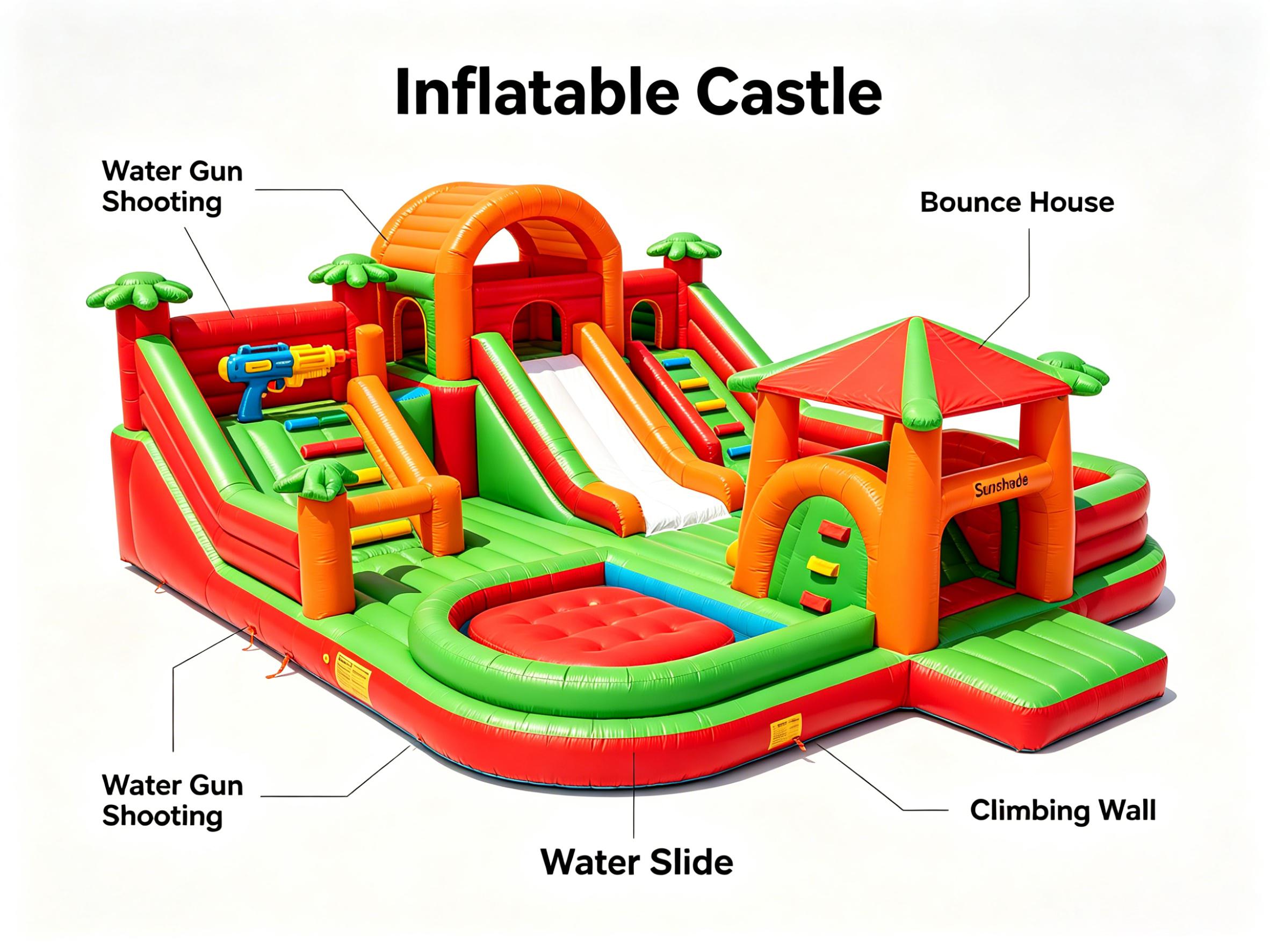 7-in-1 Inflatable Water Park