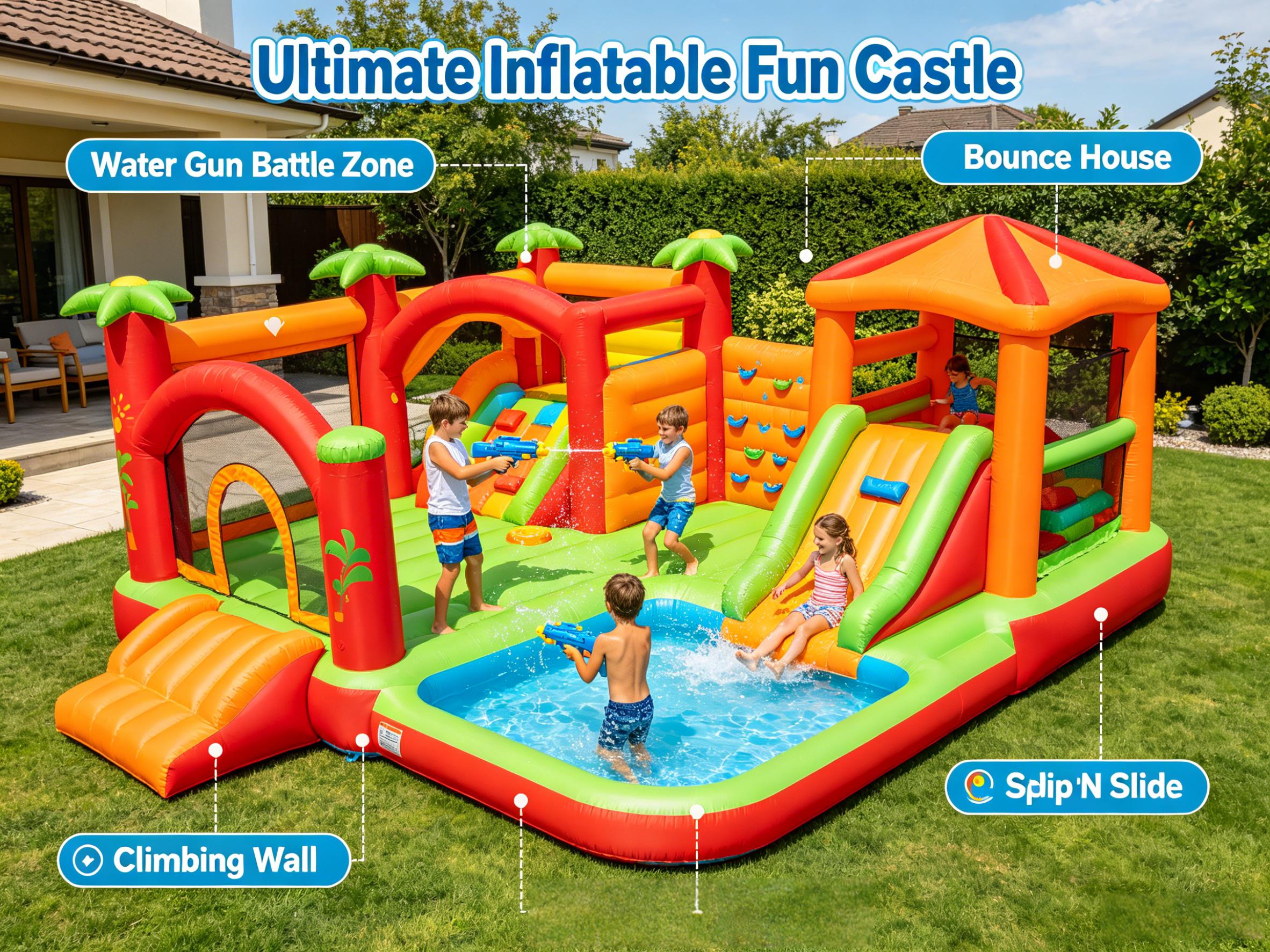 7-in-1 Inflatable Water Park